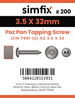 Simfix product label - 7981FA235032Z-T