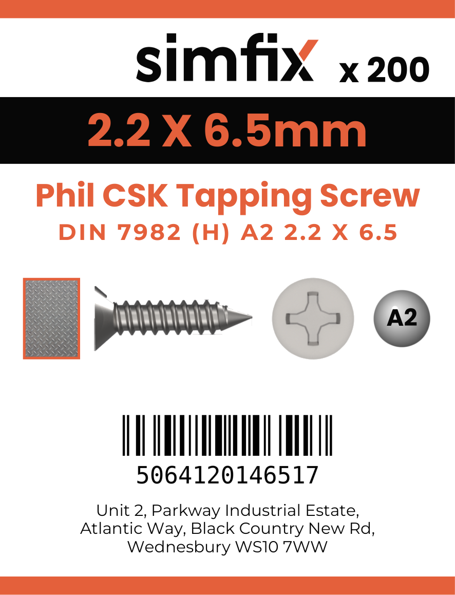 Simfix product label - 7982CA222006-T