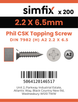 Simfix product label - 7982CA222006-T