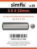 Simfix product label - 7982CA235032T15PIN-D