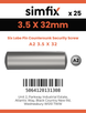 Simfix product label - 7982CA235032T15PIN-D