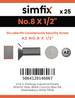 Simfix product label - 7982CA242013T15PIN-D