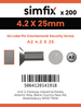 Simfix product label - 7982CA242025TPIN-T