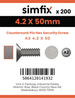 Simfix product label - 7982CA242050PIN-T
