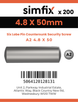 Simfix product label - 7982CA248050TPIN-T