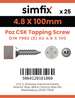 Simfix product label - 7982CA248100Z-D