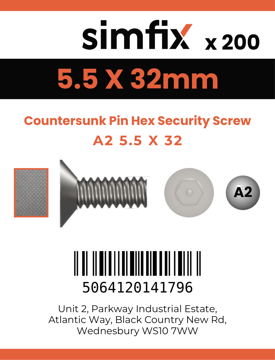 Simfix product label - 7982CA255032PIN-T
