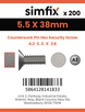 Simfix product label - 7982CA255038PIN-T