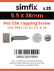 Simfix product label - 7982CA255038Z-D