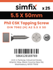 Simfix product label - 7982CA255050-D
