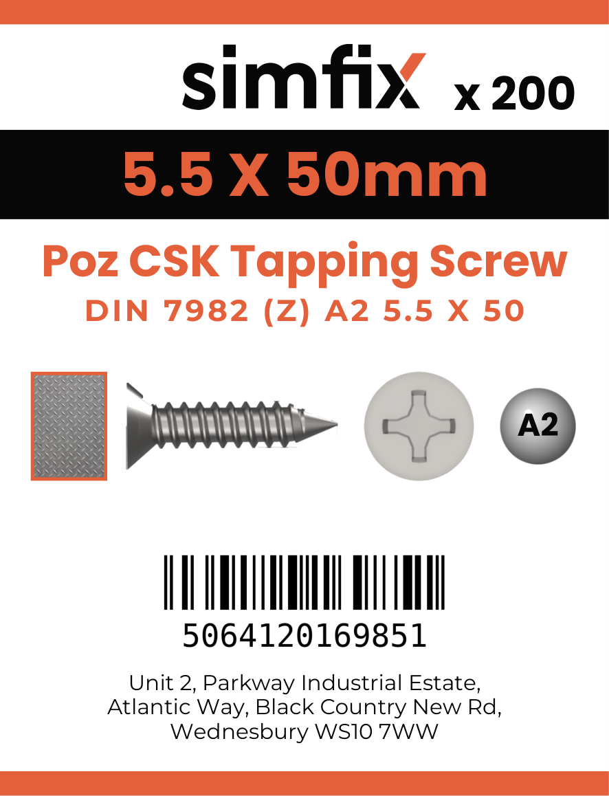 Simfix product label - 7982CA255050Z-T