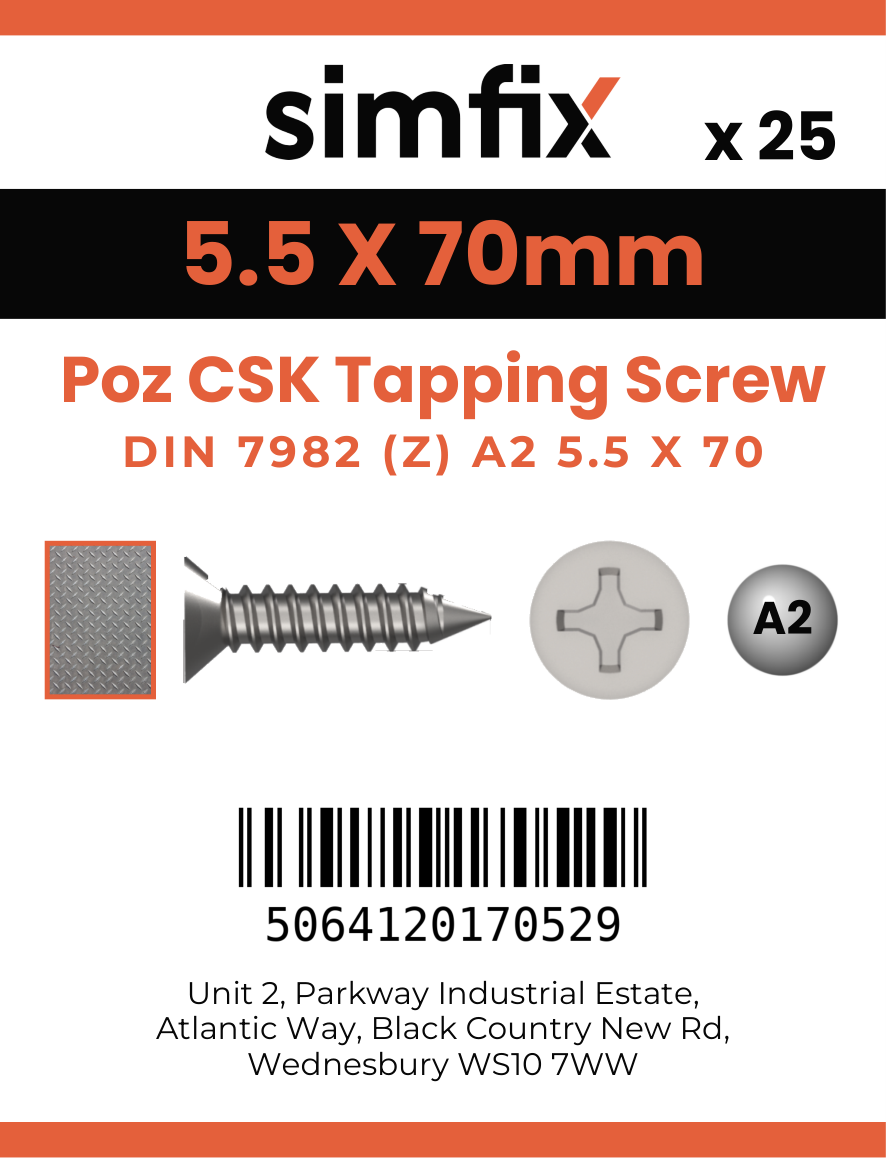 Simfix product label - 7982CA255070Z-D