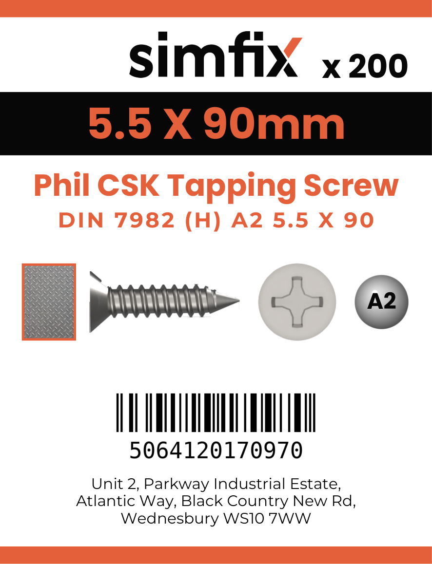 Simfix product label - 7982CA255090-T