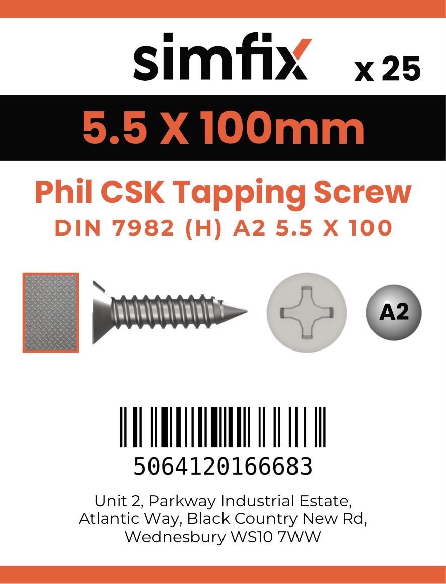 Simfix product label - 7982CA255100-D