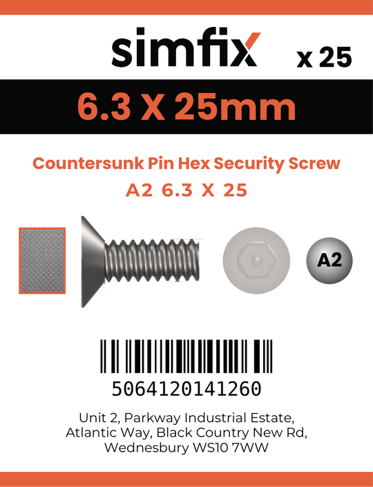 Simfix product label - 7982CA263025PIN-D