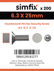 Simfix product label - 7982CA263025PIN-T