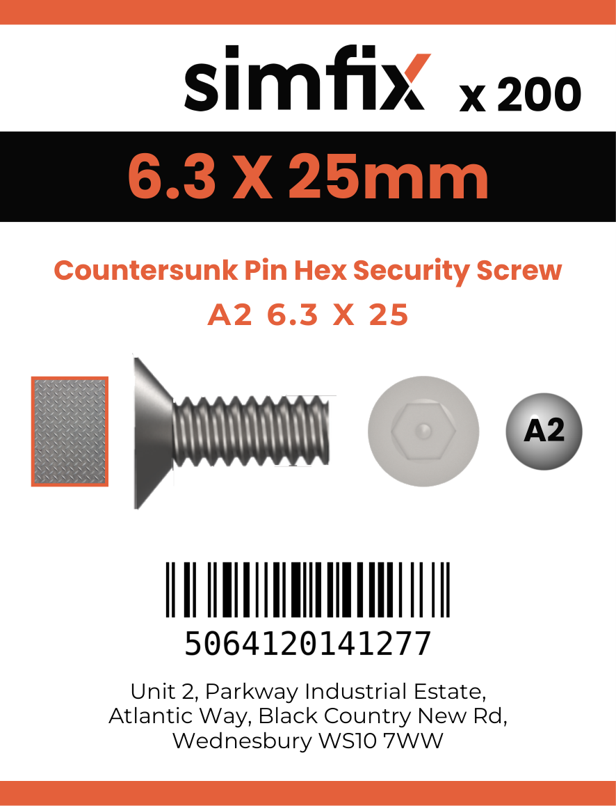Simfix product label - 7982CA263025PIN-T
