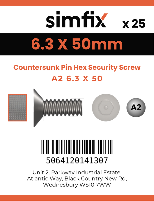Simfix product label - 7982CA263050PIN-D
