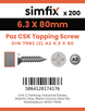 Simfix product label - 7982CA263080Z-T