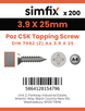 Simfix product label - 7982CA439025Z-T