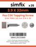 Simfix product label - 7982CA439032Z-D