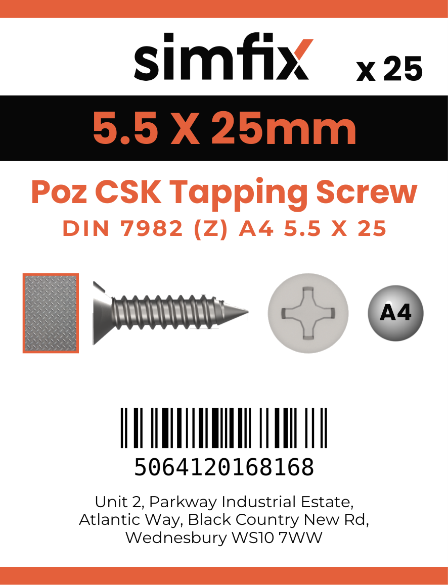 Simfix product label - 7982CA455025Z-D