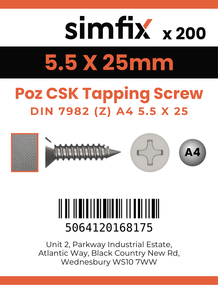 Simfix product label - 7982CA455025Z-T