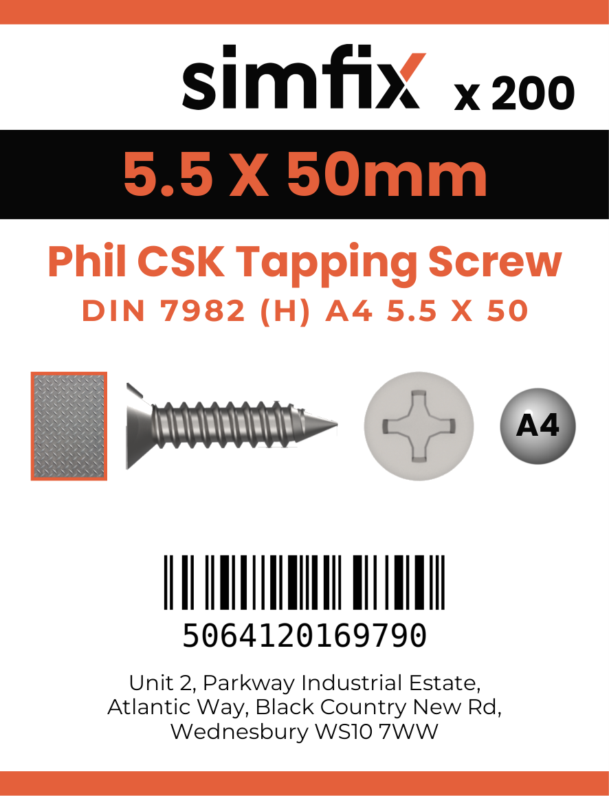 Simfix product label - 7982CA455050-T