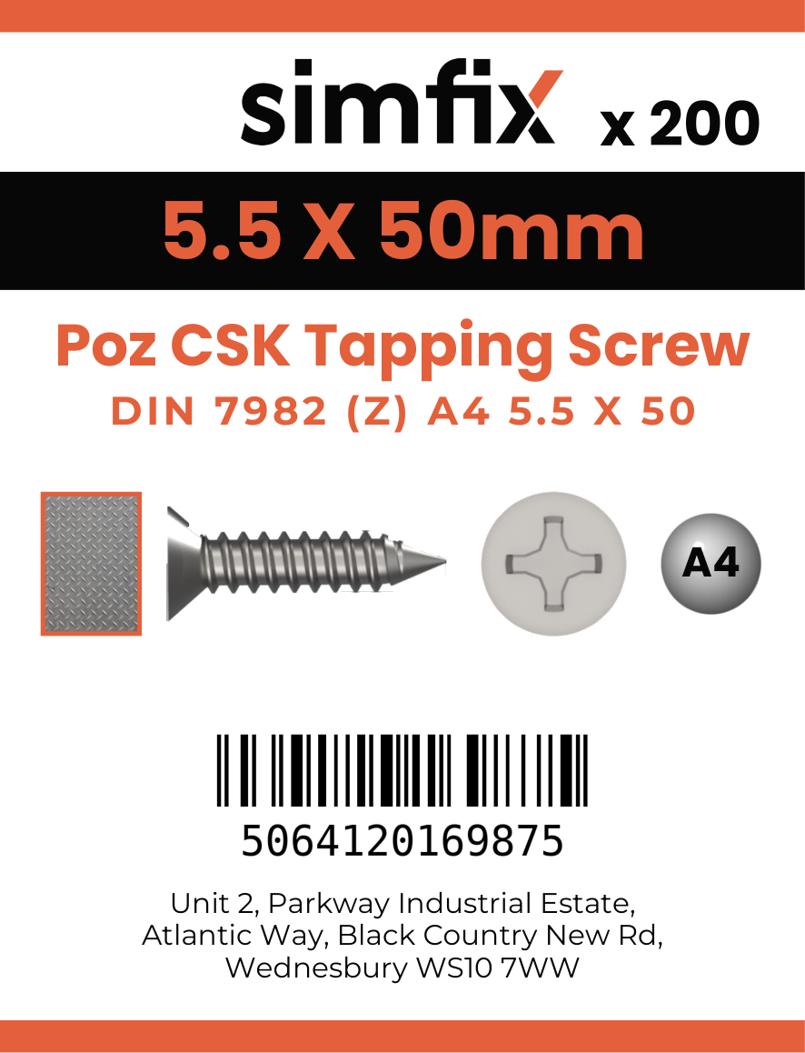 Simfix product label - 7982CA455050Z-T