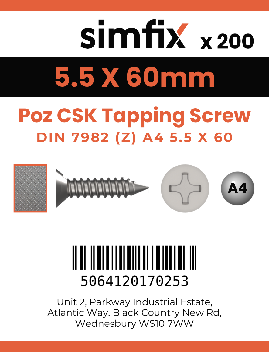 Simfix product label - 7982CA455060Z-T