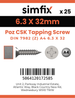 Simfix product label - 7982CA463032Z-D