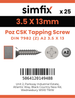 Simfix product label - 7982FA235013Z-D