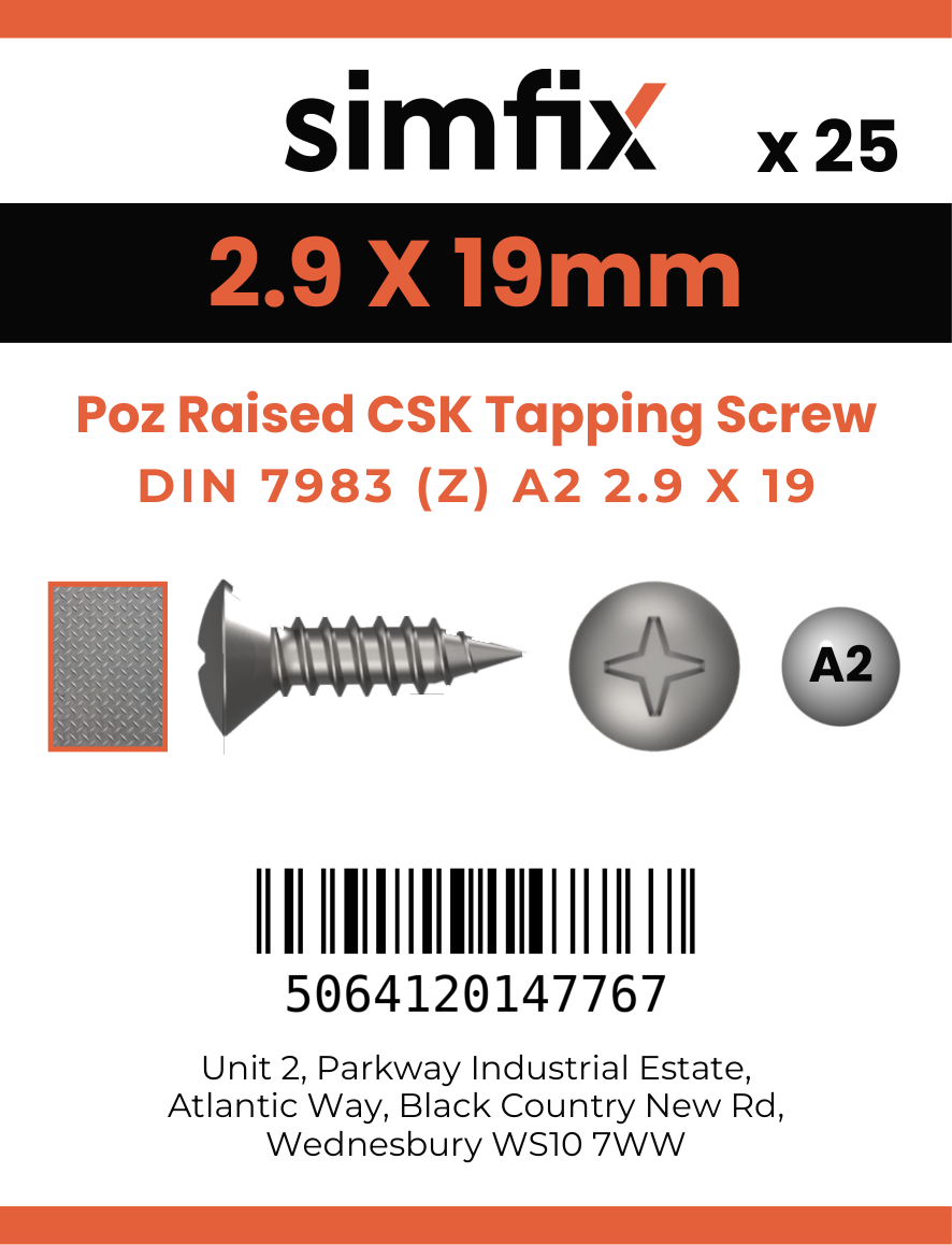 Simfix product label - 7983CA229019Z-D