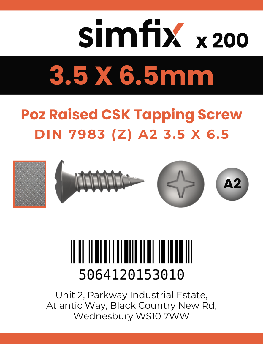 Simfix product label - 7983CA235006Z-T