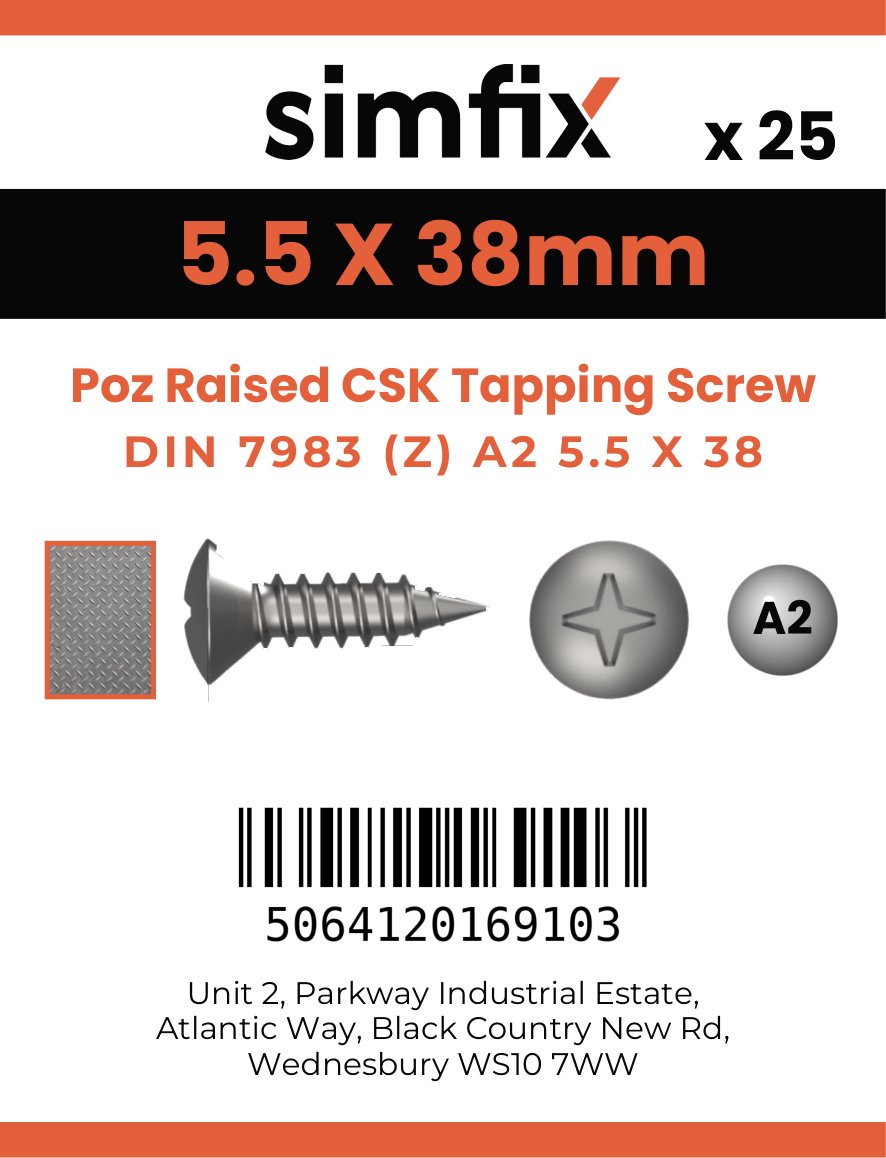 Simfix product label - 7983CA255038Z-D