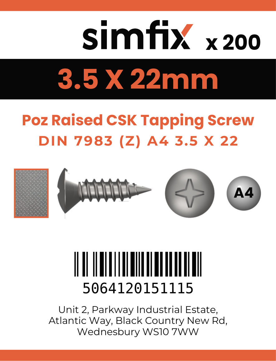Simfix product label - 7983CA435022Z-T