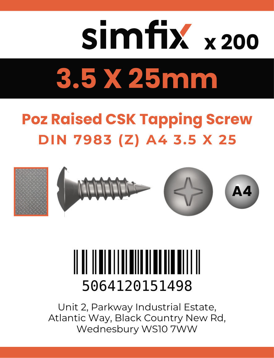 Simfix product label - 7983CA435025Z-T