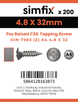 Simfix product label - 7983CA448032Z-T