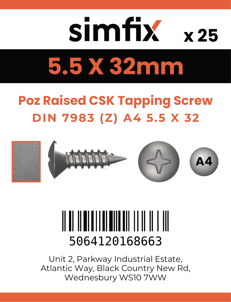 Simfix product label - 7983CA455032Z-D