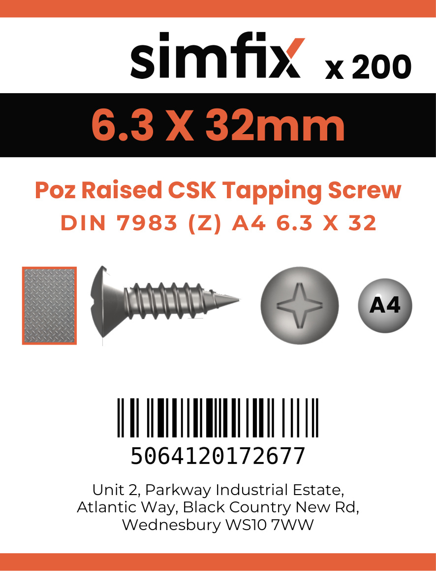 Simfix product label - 7983CA463032Z-T