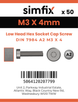 Simfix product label - 7984A203004-T