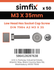 Simfix product label - 7984A203035-T