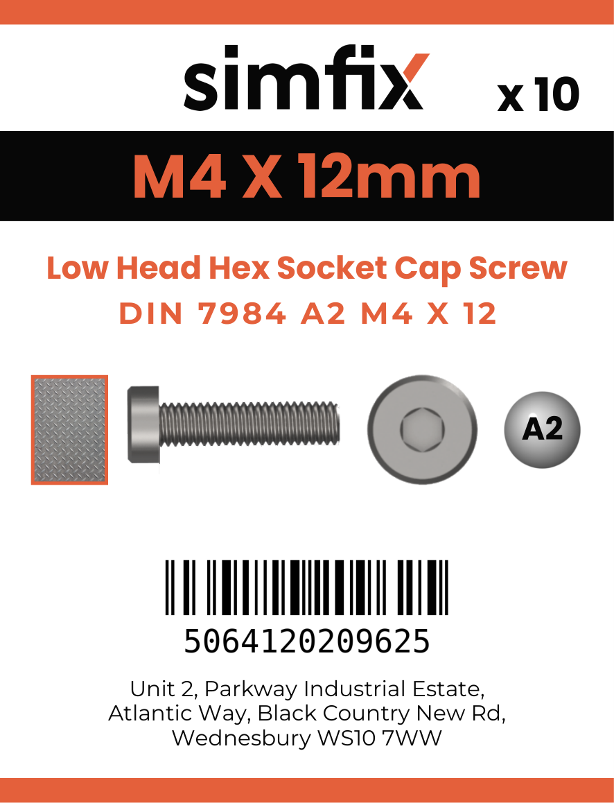 Simfix product label - 7984A204012-D