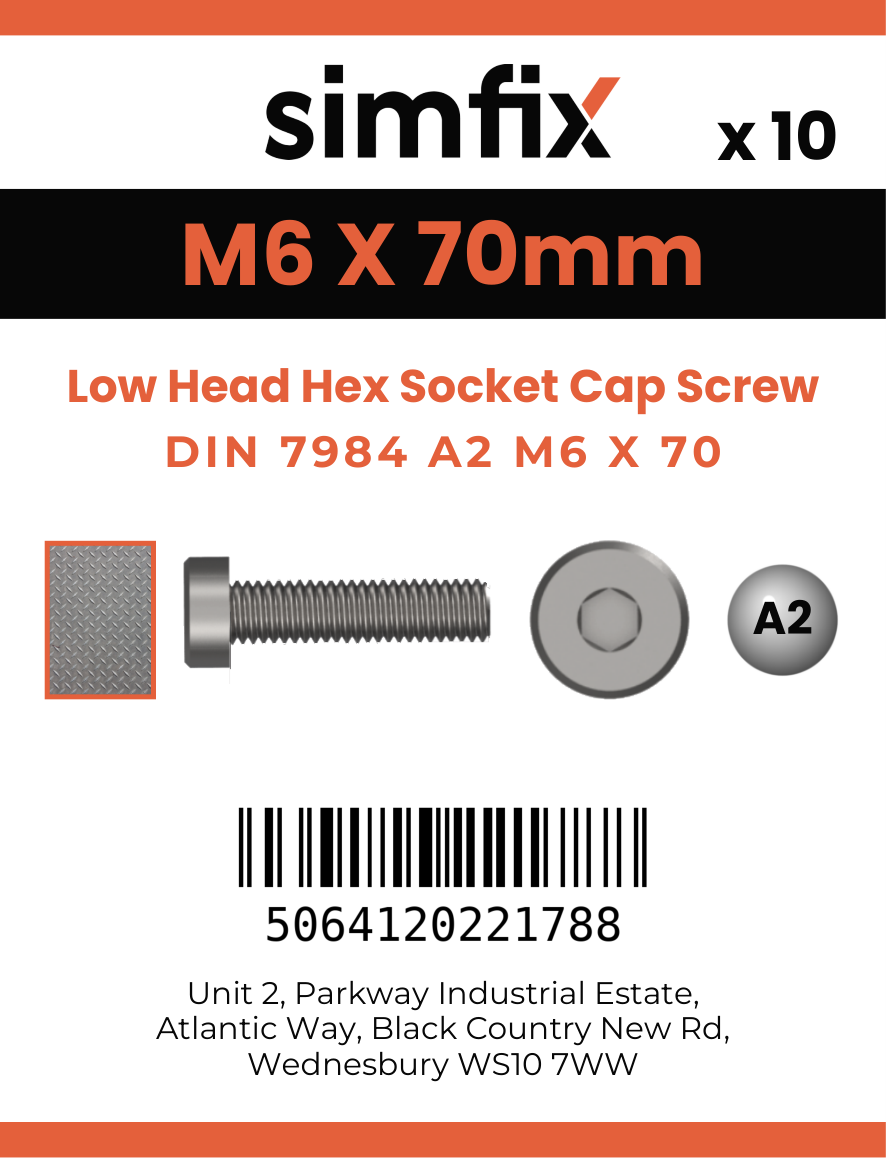Simfix product label - 7984A206070-D