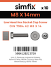 Simfix product label - 7984A208014-D