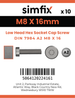 Simfix product label - 7984A208016-D