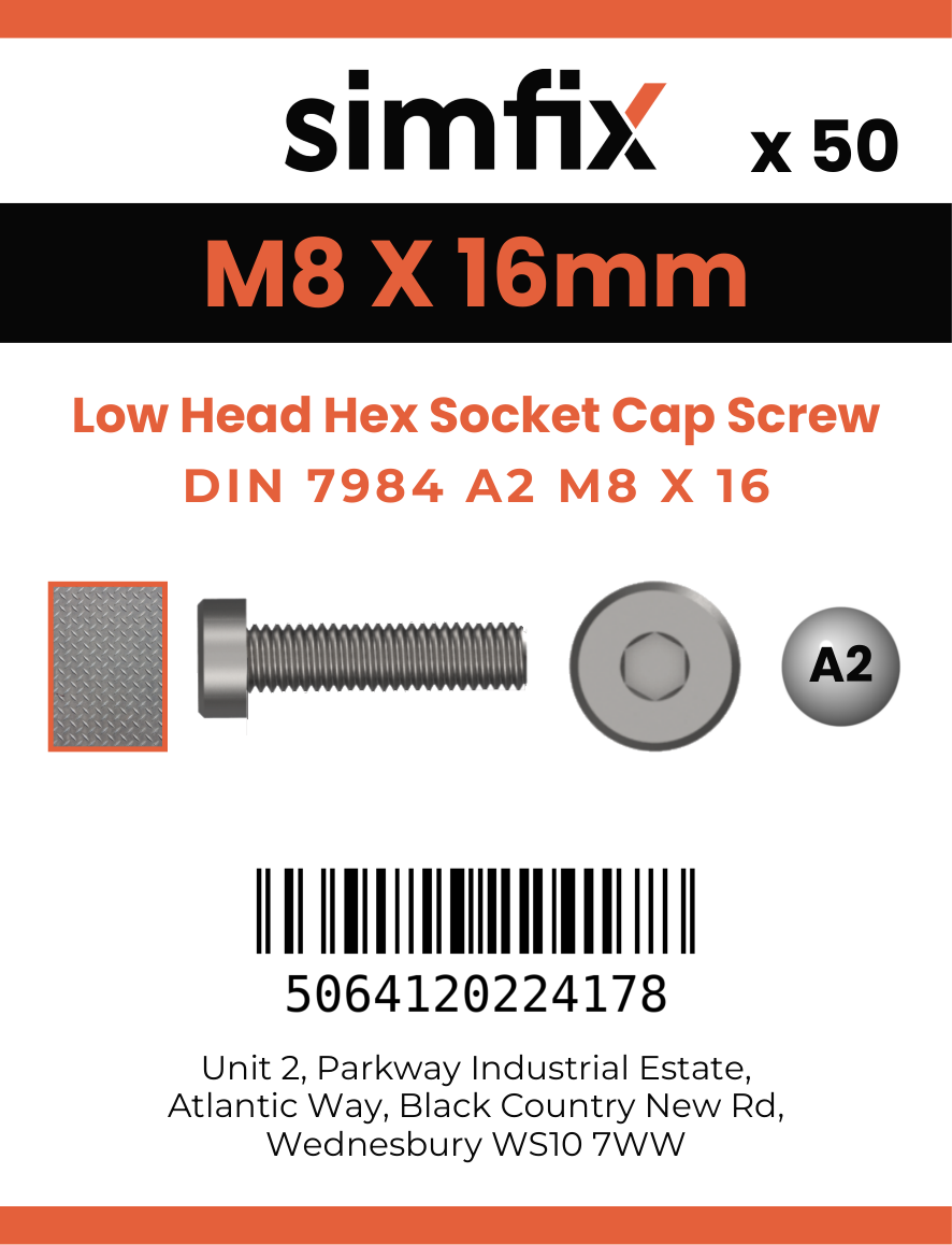 Simfix product label - 7984A208016-T