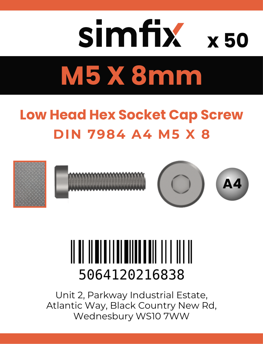 Simfix product label - 7984A405008-T