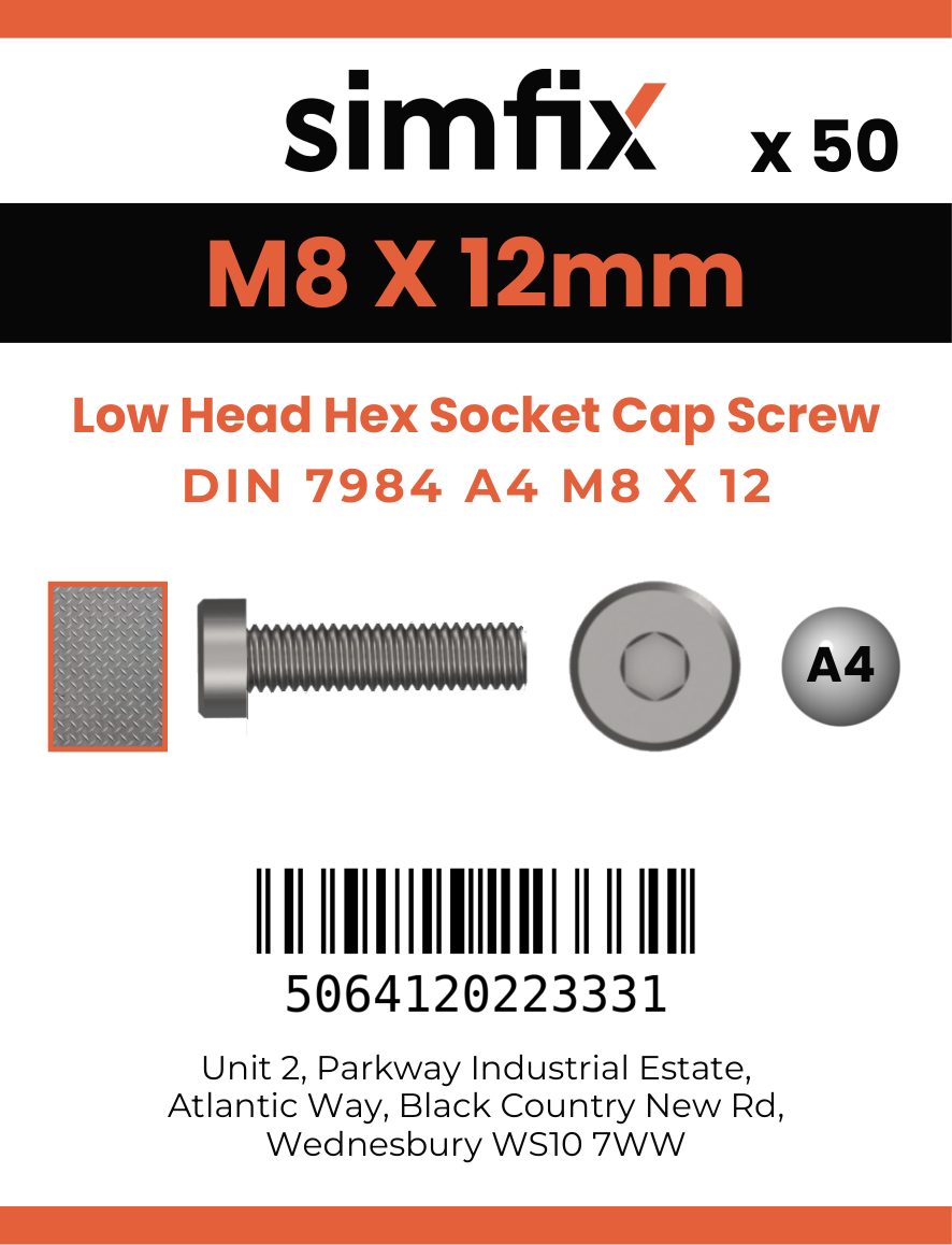 Simfix product label - 7984A408012-T