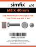 Simfix product label - 7984A408040-D